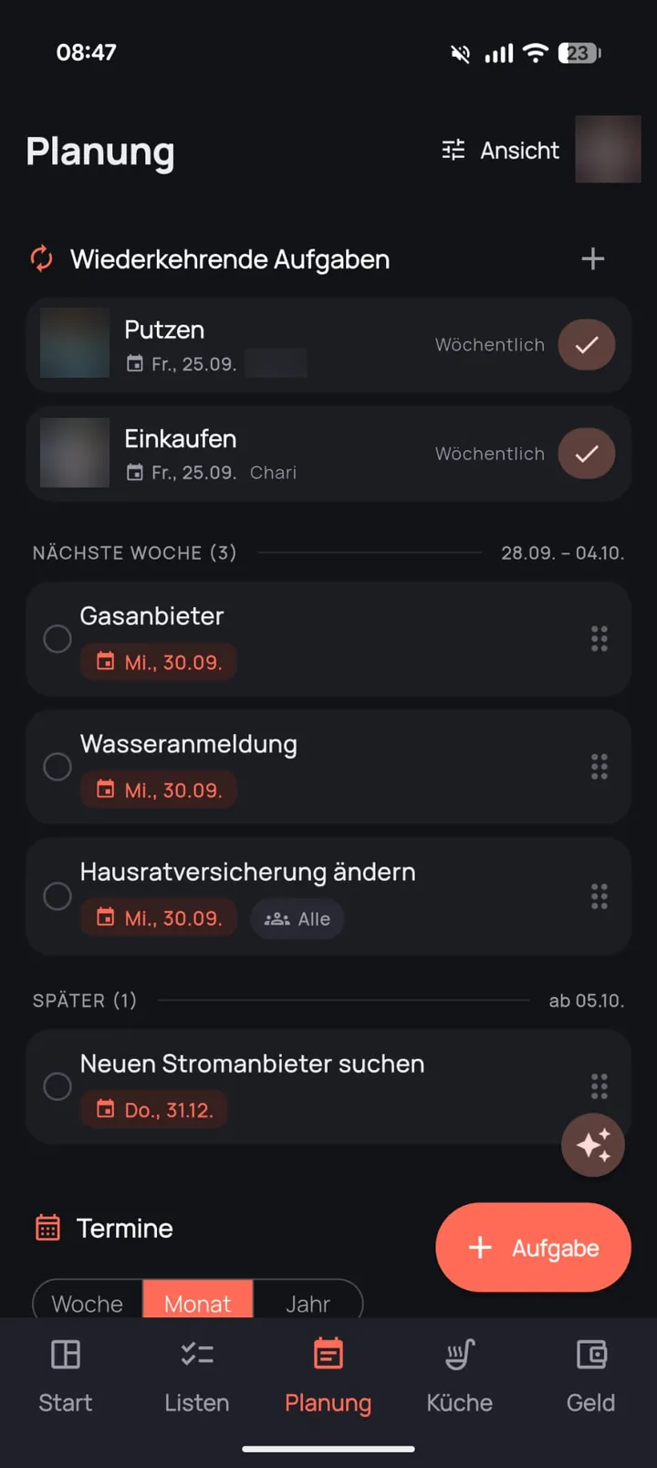 Hestia: Planung